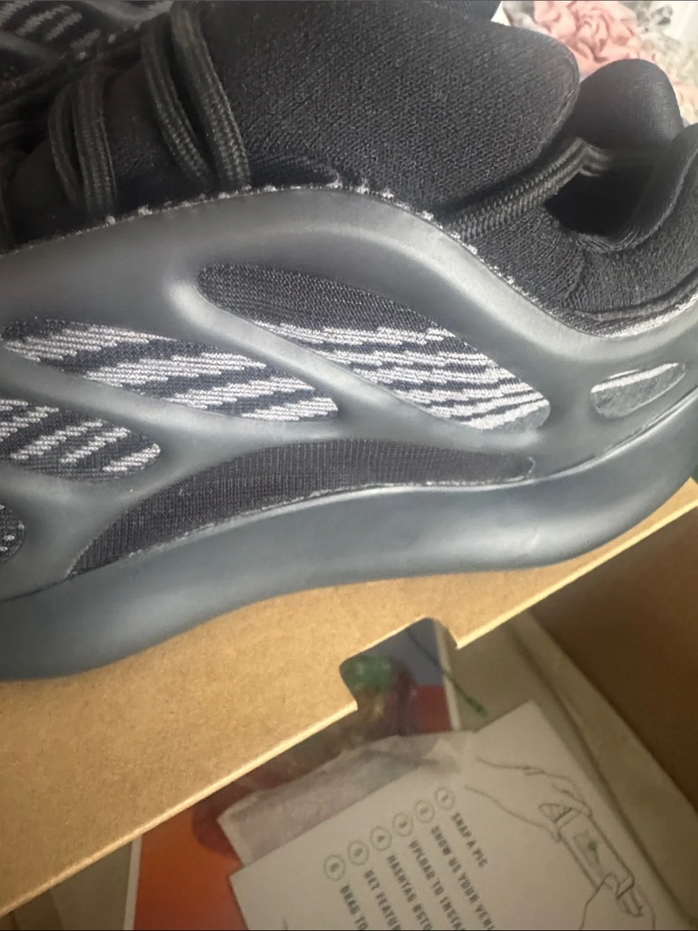 adidas Yeezy 700 V3 Brown Cardboard Box Label